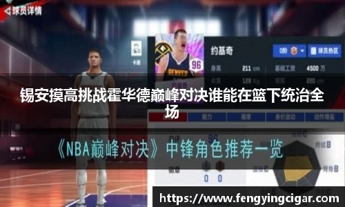 锡安摸高挑战霍华德巅峰对决谁能在篮下统治全场